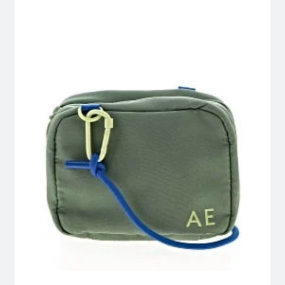 American Eagle Outfitters Gorpcore Green Crossbody Organizer Belt Bag Sporty